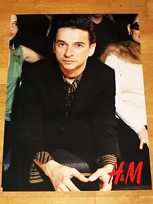 Dave Gahan Depeche Mode H&M Promotional Poster - Limited Collector's IN Mint • $34.34