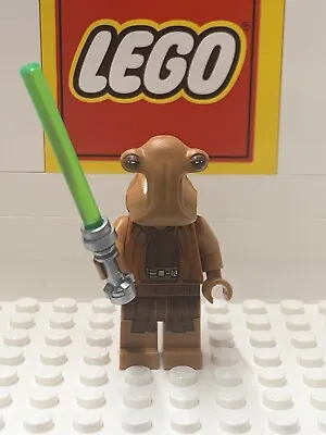 Lego Star Wars Mini Figure Ithorian Jedi Master (2014) 75051 SW0570 • £27