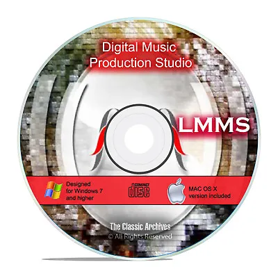 Music Production Multi Track Audio Editing Mixing Recording DAW Software CD I07 • $7.99