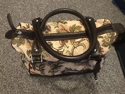 Edina Ronay Flowery Fabirc Bag  • £45