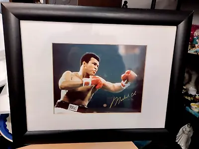 Muhammad Ali Original Framed And Glazed Picture With C.o.a 18.5  X 14.5  Perfect • £95