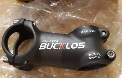 BUCKLOS Carbon Fiber 6/7/17 Degree Handlebar Stem 31.8mm Alloy 60-120mm Stems • $18.99