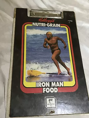 A Rare  Stationery Kellogg's Nutri Grain Iron Man Food Clipboard Folder • $19.99