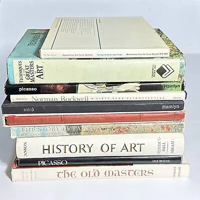Lot Of 10 Vintage Art Picasso Impressionism History Books • $40