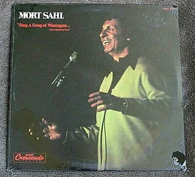 Mort Sahl Sing A Song Of Watergate 1973 GNP Crescendo Records COMEDY Sealed LP • $8