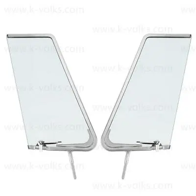 Type 2 Bus Split Screen Vent Window Complet Kits Stainless Steel Pair Left Right • $259.95