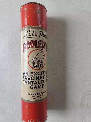 Vintage Let’s Play Fiddlestix Game W Instructions -Plaza Mfg Co New York - AS IS • $8.34
