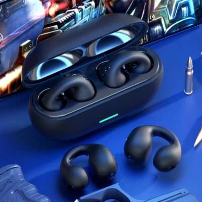 £8.99 • Buy Wireless Bluetooth 5.3 Earbuds Ear Clip Bone Conduction Stereo Headphone Headset