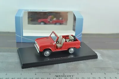 NEO Scale Models 47210 FORD 1967 BRONCO 4X4 Red 1/43 Scale • $59.99