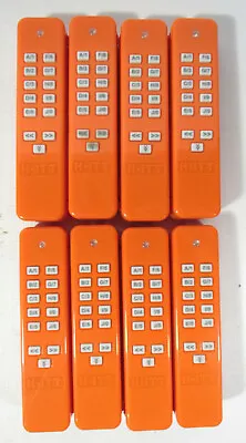 ORANGE H-ITT ICUE REMOTE TX 3000 CLASSROOM CLICKER REMOTE PAD RF LOT Of 8 • $16.95