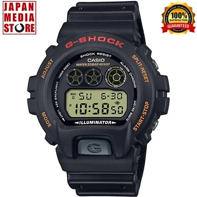 CASIO G-SHOCK DW-6900UB-9JF Illuminator Black Chrono Digital Men Wrist Watch NEW • $83.72