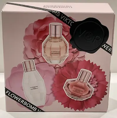 Viktor & Rolf Flowerbomb Mini Perfume Trio SetFLOWERBOMB DEW & NECTAR  NEW • $54.99