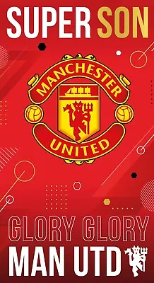 Son Birthday Card Manchester United Man Utd Card Official Product • £2.80