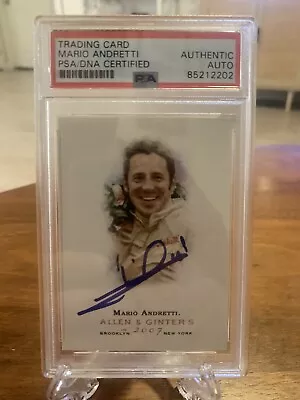 2007 Topps Allen & Ginter Mario Andretti Auto PSA/DNA Signed! NASCAR! F1! #1 • $55