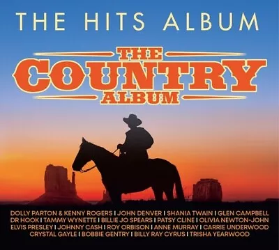 Various Artists : The Hits Album: The Country Album CD Box Set 3 Discs (2023) • £6.91