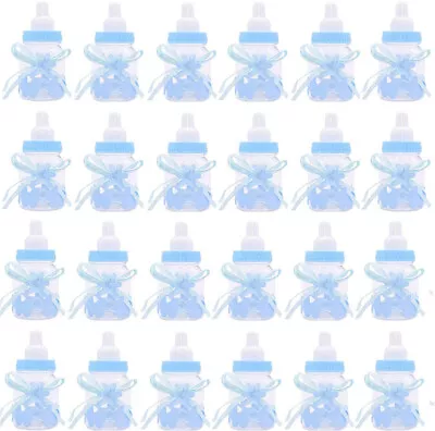 24Pcs Fillable Bottles Sweet Candy Box Baby Shower Baptism Party Favour Decor UK • £8.75