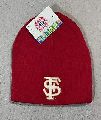 FSU Florida State Seminoles NCAA Vtg Winter College Beanie Sport Hat Ski Cap NWT • $8