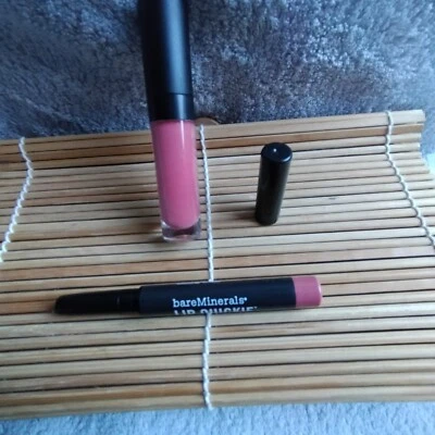 £8.99 • Buy Bareminerals  Moxie  Aficianado Lip Gloss  /lip Quickie  Mini 2 Pc Set