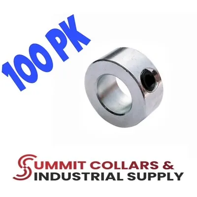 3/4” Bore (100 PCS) Set Solid Shaft Collar Zinc Plated. Free Standard Shipping! • $99.89