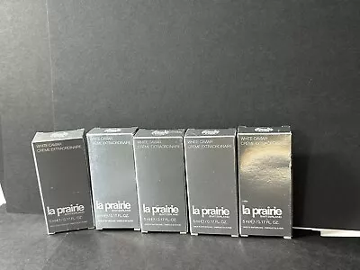 5 X La Prairie White Caviar Creme Extraordinaire 5ml Each Total: 25ml • $64.99