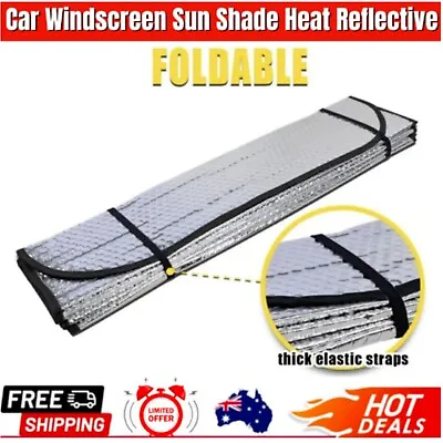 Car Windscreen Sun Shade Heat Reflective Windshield Front Rear Window UV Block • $5.59