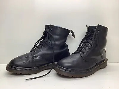 Mens Dr Martens Work Combat Black Boots Size 7 Uk • $49.99