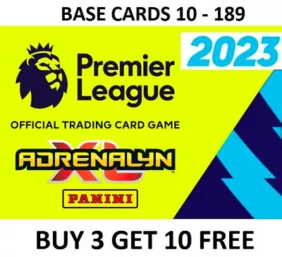 £1.25 • Buy Panini Adrenalyn XL Premier League 2023 -  Base Cards Numbers 10 - 189
