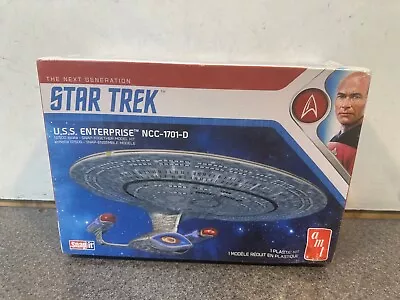 AMT 1126 1:2500 Star Trek U.S.S. Enterprise-D (Snap) 2T Plastic Model Kit • $2.26