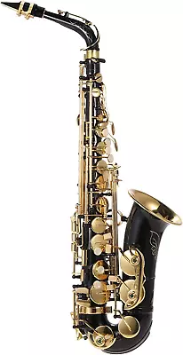 Eb Alto Saxophone Brass Lacquered Gold E Flat Sax 82Z Key Type Woodwind Instrume • $336.99