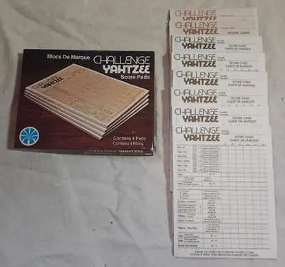 Challenge Yahtzee Score Pads 9 Pads About 150 Sheets • $14.99