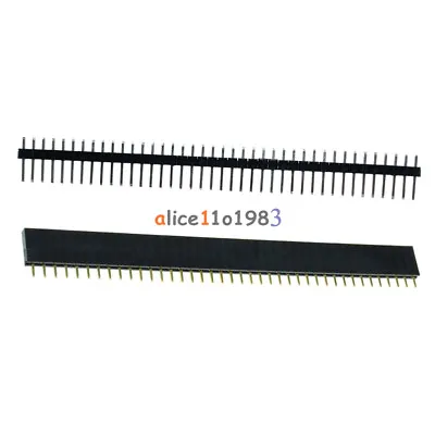 $1.99 • Buy 10PCS Male&Female 40pin 2.54mm Header Socket Single Row Strip PCB Connector Cool