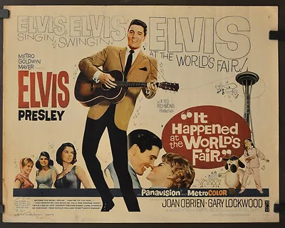 It Happened At The World's Fair 1963 Original 22x28 Movie Poster Elvis Presley • $300