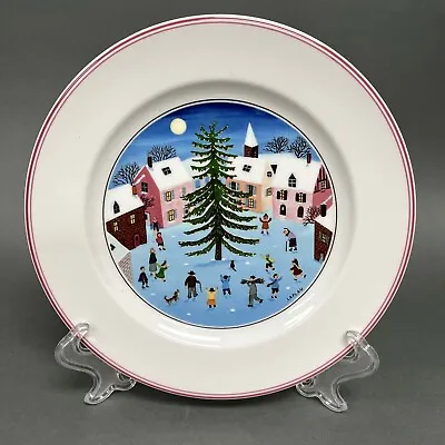 Villeroy & Boch Luxembourg Naif Christmas Round Salad Plate 8 1/4   • $19.99