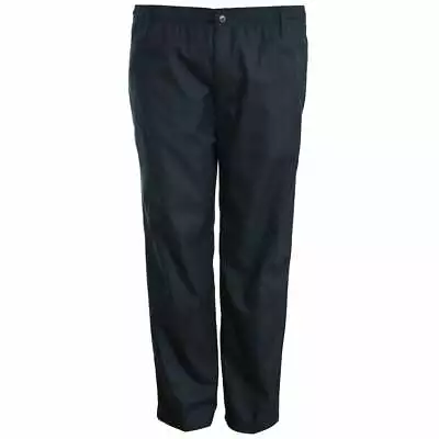 Mens Carabou Rugby Elasticated Waist Trousers In Navy - Plus Size 42-60  Waist • £23.99