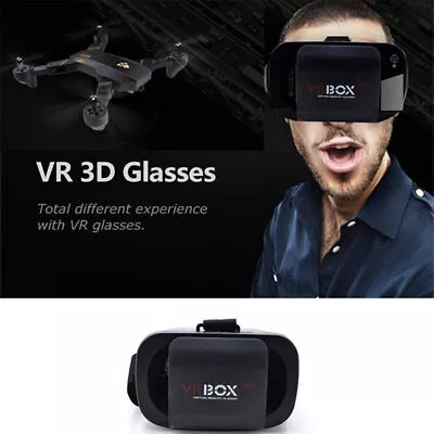 Virtual Reality VR 3D Glasses Headset Helmets VR Goggles For TVMovie Video Game • £14.69