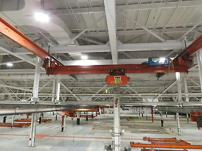 Cleveland Tramrail P&H 2 Ton Single Girder Underhung Bridge Crane 20' Span • $3999.99