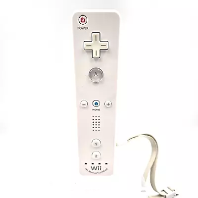 GENUINE NINTENDO Wii WHITE MOTION PLUS CONTROLLER Wiimote Remote X1 - RVL-036 • $34.99