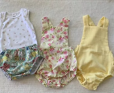 Baby Toddler Clothes New Size 00  2 Rompers 1 Bodysuits 1 Pant • $23
