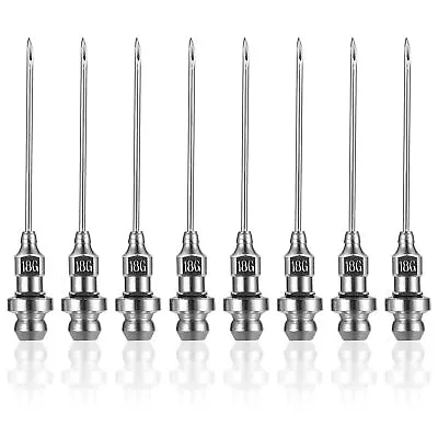 8 Pack Grease Injector Needle 18 Gauge Nozzle Bearing Sealed Joint Dispenser • $15.30