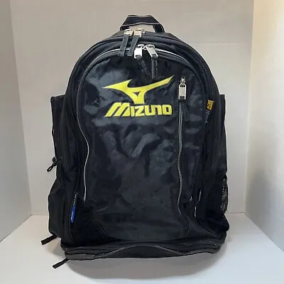 Mizuno Organizer Large Black/Yellow Backpack Bat Pack Series • $25.50