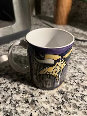 Vintage Classic Minnesota Vikings Regular Size Coffee Mug 1990s NFL NFC Cenral • $19.99