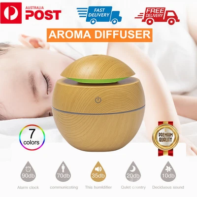 $13.95 • Buy Air Humidifier Ultrasonic Aroma Aromatherapy Diffuser Essential Oil LED Purifier