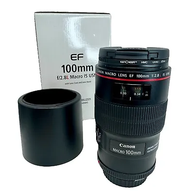 Canon EF 100mm F/2.8 L IS USM Macro Lens • £750