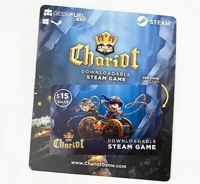 $15 Value - CHARIOT - Steam Downloadable Game - Key Card Geek Fuel EXP • $1