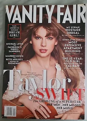 Vanity Fair Magazine April 2013 Taylor Swift  • $35