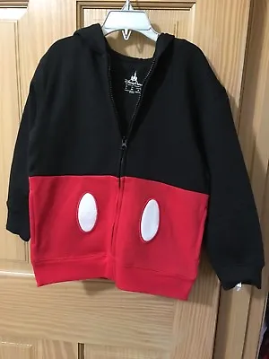 NWT DISNEY Store Parks Boy Mickey Mouse Sweatshirt Hoodie Jacket SMLXL • $35.95