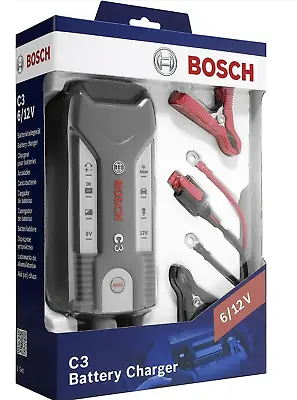 £45 • Buy Bosch C3 - Intelligent And Automatic Battery Charger - 6V-12V