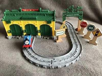 Thomas The Tank Engine & Friends Take N Play Tidmouth Shed Train Playset & Train • £11.99