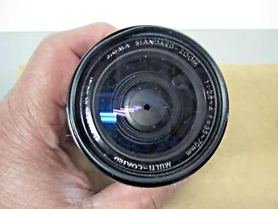 Sigma Standard-Zoom 35-70mm F/ 2.8-4 Macro Minolta MD Lens.  Pre-owned. • $89.99