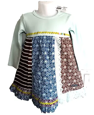 Naartjie NWT 18-24m Dresspastel Aqua Patchwork Goreseyeletrufflesric Rac • $6.99